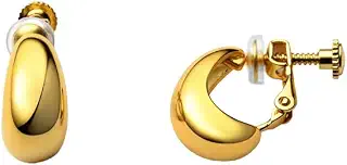 UNITED JEWELS ユナイテッドジュエルズ DROP CURL STUDS EARINGS ドロップ フォルム イヤリング 96-7708-09 (ゴールド)