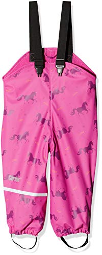 CareTec Pantaloni impermeabili con vello Unisex bambino/bambina Rosa (Real pink 546) 98 cm