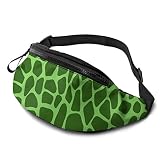 614 Sac Banane Texture De Peau De Crocodile Vert Sac De Taille Unisexe Sac À Poitrine Mode Sac Banane Taille Pour Promenade De Chien Camping Vie Quotidienne