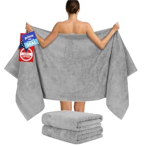 Hammetex Saunahanddoek 2-delig 80x200 cm, XL Douchehanddoek, 100% Katoen