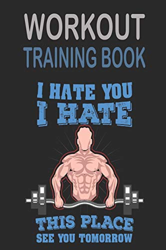 WORKOUT TRAININGBOOK: Efficiently and easily keep track of training sessions in the gym or in your own basement and record successes.