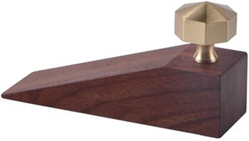 Tope de puerta decorativo de madera para puerta, cuña, múltiples superficies, estilo vintage, estilo americano, topes de puerta de madera de varios