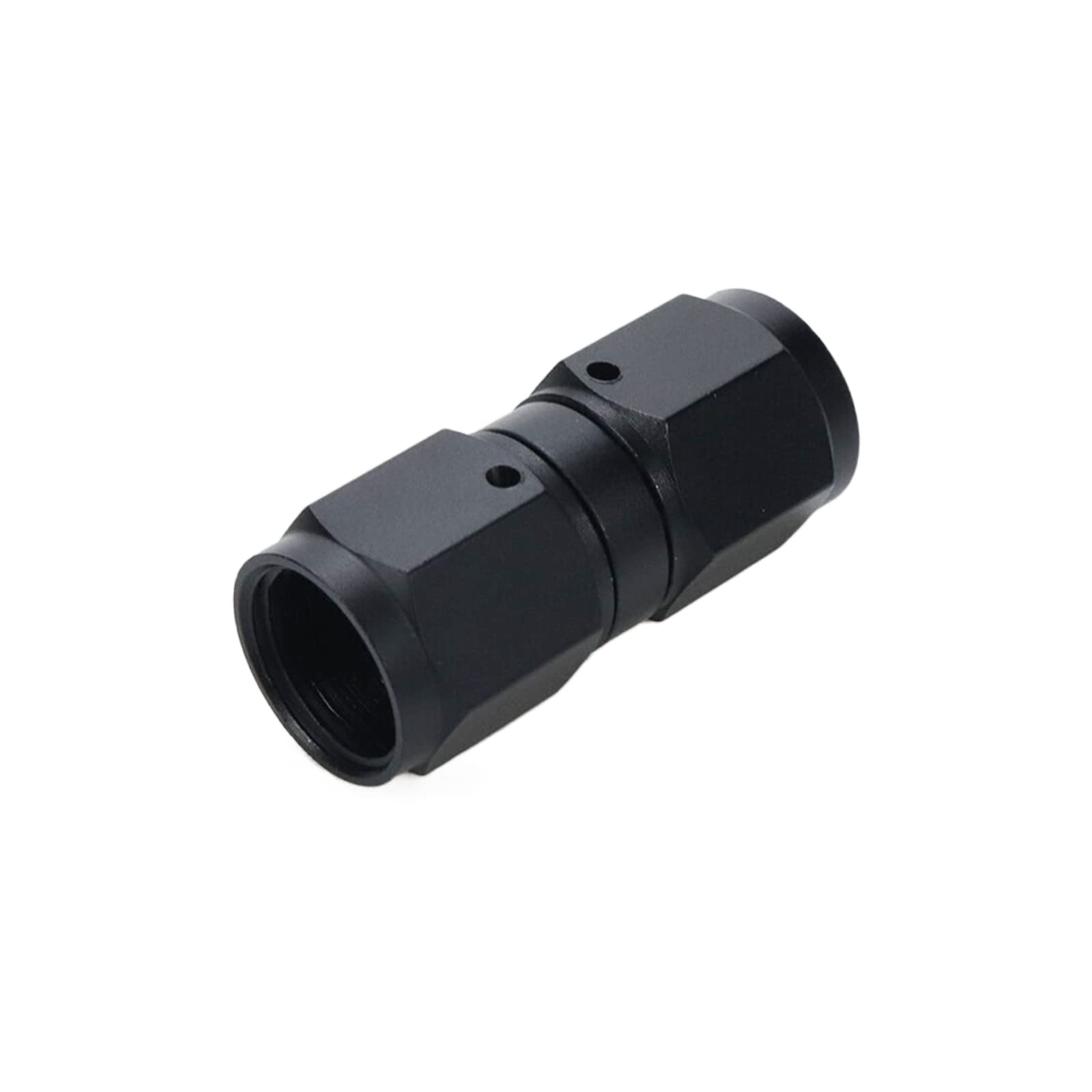 FarBoat 6AN Female Thread Straight Type Braided Hose End Fitting Aluminum Alloy Dual Rotatable End Coupler Adapter