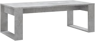 vidaXL Coffee Table, Side Table for Bedroom Living Room Office, End Table for Food Drink, Sofa Table, Modern Style, Concrete Grey Engineered Wood
