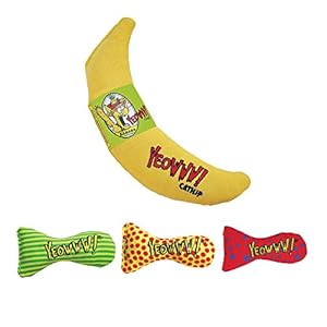 Yeowww! Katzenminze Banane & Stinkies Katzenspielzeug Set