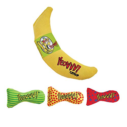 Yeowww! Katzenminze Banane & Stinkies Katzenspielzeug Set