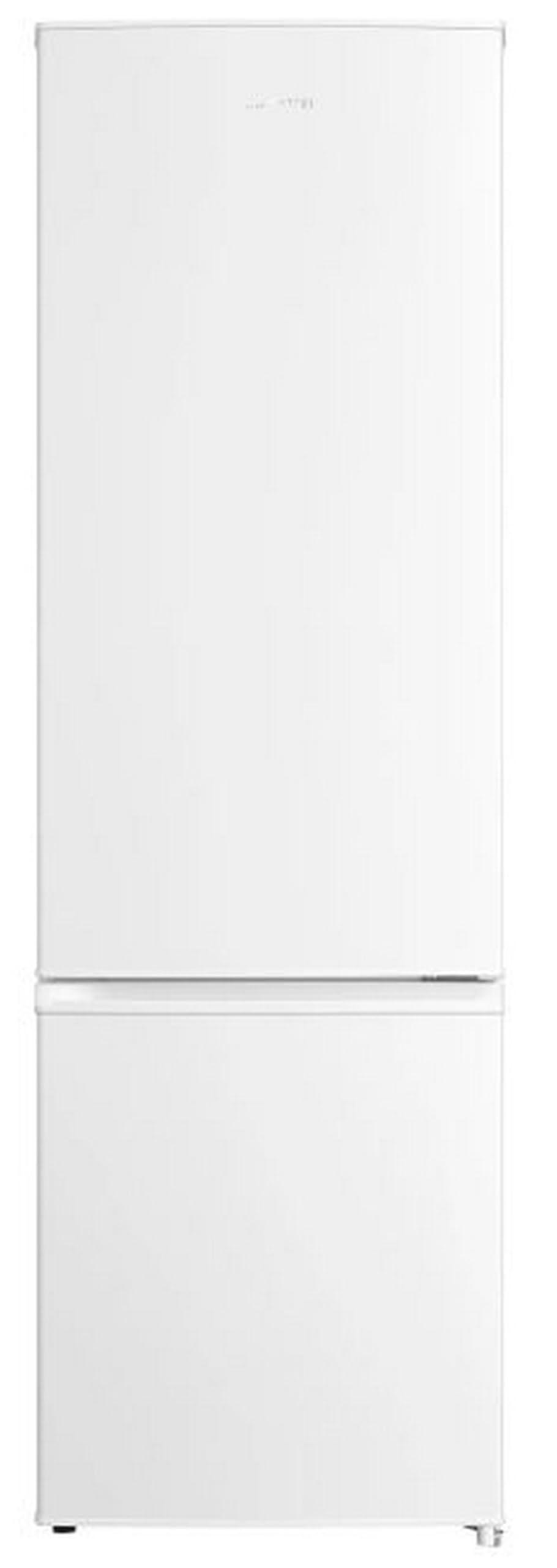 INFINITON Frigorifico Combi FGC-A185B, 255 Litros, 180 cm de Altura, Defrost, Led Interior, Regulación en Altura, Puerta reversible, Ancho Especial de 55 cm, E, Blanco