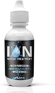 ION Alkaline Water Drops | Water Storage Purification pH Drops for Drinking Water