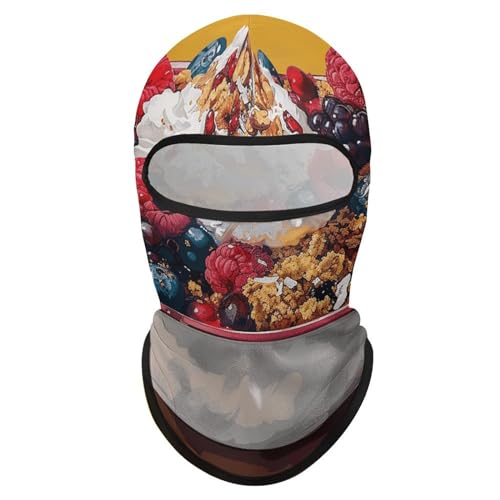 Balaclava Mask for Men Ski Mask for Women Bowl of Berries Full Face Mask Face Cover for Cycling miniatura 7