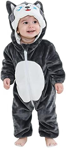 Ensemble Unisexe Bébé Cute Animal Barboteuse Grenouillères Combin...