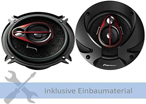 Pioneer speaker TSR1750s 500 watt 165 mm 3-way coaxial for Ford Orion from 1990 onwards. Installation position: front doors.