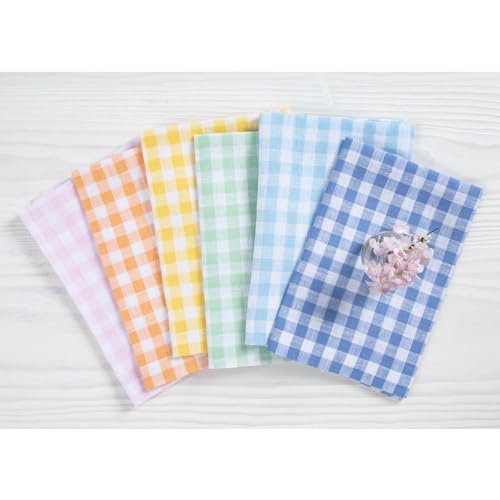Solino Home 100% Pure Linen Dinner Napkins Pink Check, 20 x 20 in, Set of 4 by Solino Home - Used condition - Image 9