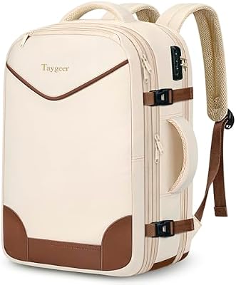 Taygeer Expandable Carry-On Travel Backpack for Women