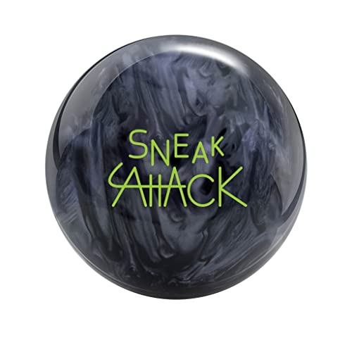 Radical Sneak Attack Pre-Drilled Bowling Ball - Black Pearl/Black 13Lbs #TOP25