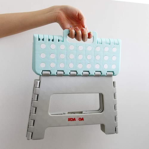 KOADOA Folding Step Stool 9 Inch, Holds 330 lbs, Foot Stool for Kids Adults by KOADOA - Used condition - Image 6