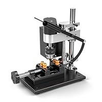 Mini Tischbohrmaschine Standbohrmaschine, 200W 4000rpm 7 Gan Einstellbare Geschwindigkeit Miniatur Säulenbohrmaschine Electric Bench Drill Press mit 50mm Bohrhub FüR Metall Holz Acryl