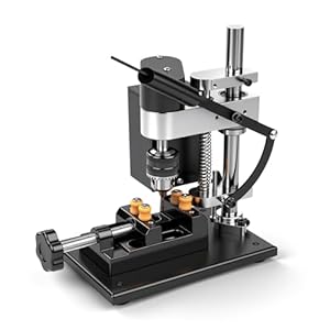 Mini Tischbohrmaschine Standbohrmaschine, 200W 4000rpm 7 Gan Einstellbare Geschwindigkeit Miniatur Säulenbohrmaschine Electric Bench Drill Press mit 50mm Bohrhub FüR Metall Holz Acryl