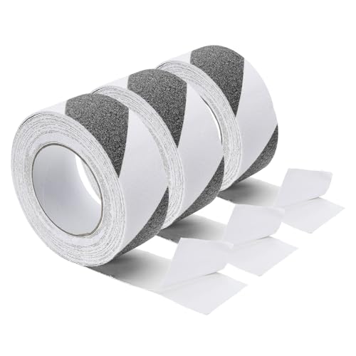 Image of PATIKIL Anti Slip Traction Tape 10.94 Yards x 2 inch, 3 Pcs Adhesive Grip Tape Safety Non Skid Tread Tape for Floor Wall Walk Stairs Steps Scooter Deck, Multicolored