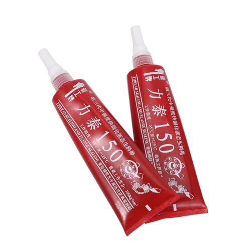 OKUMEYR 2pcs Pipe Thread Sealant for Plastic and Threaded Joints, Anaerobic Water Pipe Sealant Leak Prevention and Vibration Resistant Features, for Hydraulic Systems and Industrial Setups
