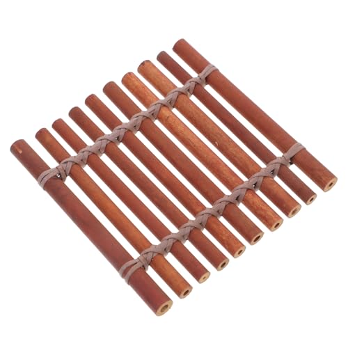LALAFINA Traditional Chinese Pan Pipes Flute for Learning Decorative Mini Fence Ideal for Photography Props Craft