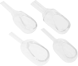 shamjina 4 Pcs Glass Weighing Boat, Weighing Funnels, XS/S/M/L Size, Lab