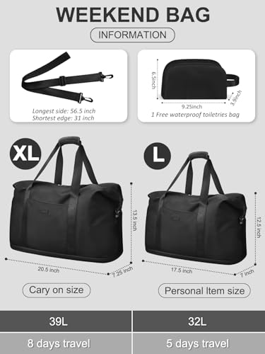 Capolo Expandable Travel Duffle Bag