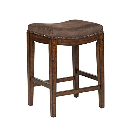 Liberty Furniture Aspen Skies Medium Brown 4 Piece Console Set (1-Console 3-Stools) #TOP2