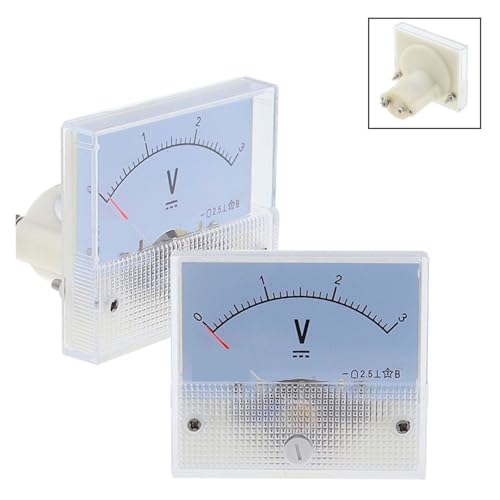 Voltmètre analogique 85C1 évitez les surtensions jauge panneau DC 15V - 3