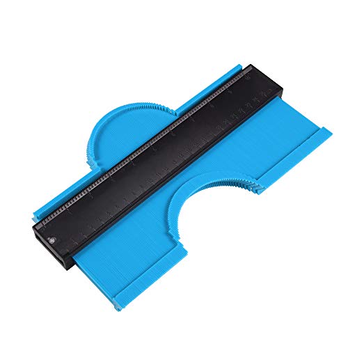 IDEALHOUSE Profile Gauge 10 Inch Widened Contour Gauge Measure Ruler Contour Duplicating Tools