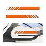 KVAEY 2 PCS Car Rear View Mirror Stickers, Automotive Anti-Collision Side Mirror...