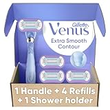 Gillette Venus Extra Smooth Swirl Women's Razor Handle + 4 Refills