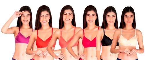 Image of Fabme Women Cotton Full-Coverage Bra