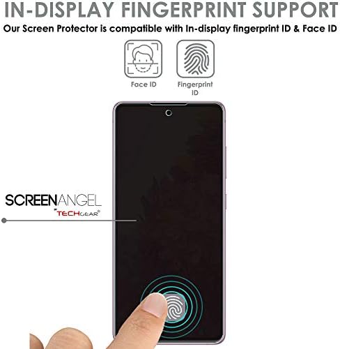 TECHGEAR [3 Pack Screen Protector fits Samsung Galaxy S20 FE [Screen Angel Edition] [In-Display FingerID Support][Case Friendly] [Bubble Free] [FULL Screen Coverage] HD Clear Flexible TPU Film