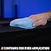 VIKING Microfiber Car Wax Applicator and Cleaning Pads with Finger Pockets - 5 in. Diameter, Blue, 8 Pack
