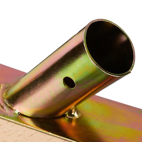 Relaxdays Fugenbürste, 2er Set, Unkraut & Moos entfernen, Stahlborsten, Ersatzbürsten, Fugenkratzer, Garten, Natur/Gold