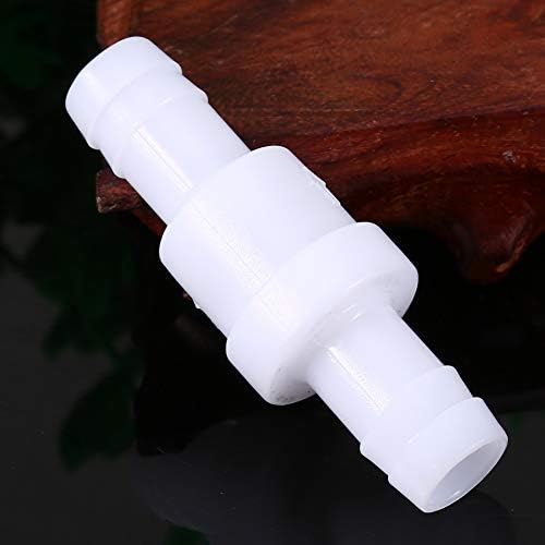 Plastic Check Valve, Non Return Check Valve, 12mm Inline Check Valve Fuel Diesel Gas Liquid Air One Way Non Return for Wide Use