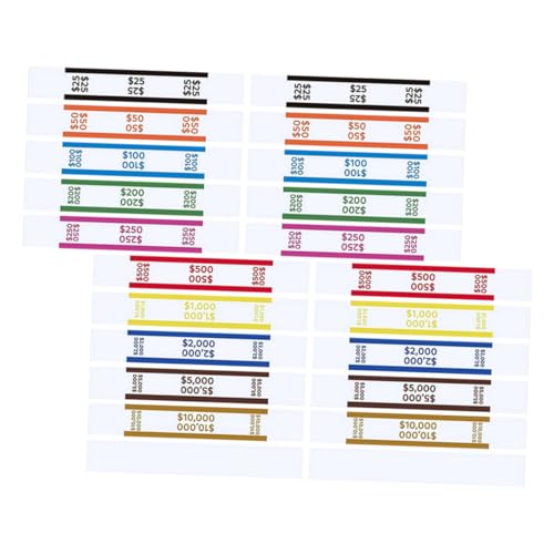 Bandes adhésives pour billets Tofficu avec fermeture autocollante forte