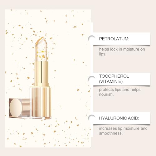 REATIFUL Transferproof Color Changing Lipstick for Women,Ph Lipstick Color Changing,Clear Lip stick That Changes Color,Long Lasting 24 Hours Moisturizing Glossy Shine Lip Gloss for Women (1pcs)