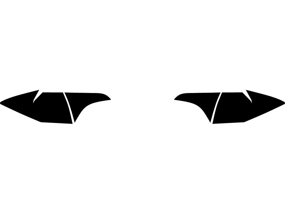 Rtint Tail Light Tint Covers Compatible with Toyota Corolla 2017-2019 (Sedan) - Smoke