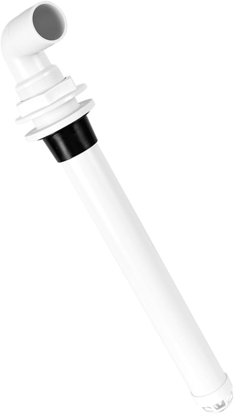 Sturdy Marine Overflows Drain Tube Hose Ideal for 1-1/2 Inch Thru Hulls in Recreational Fishing Boats Easy Installation Anglers Livewell Accessory