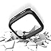 2 Packs Hard PC Case Compatible with Garmin Venu Sq Screen Protector Built in 9H Tempered Glass, NAHAI Full Cover Bumper All Around Anti-Scratch Shell for Garmin Venu Sq Music Smartwatch, Clear/Clear