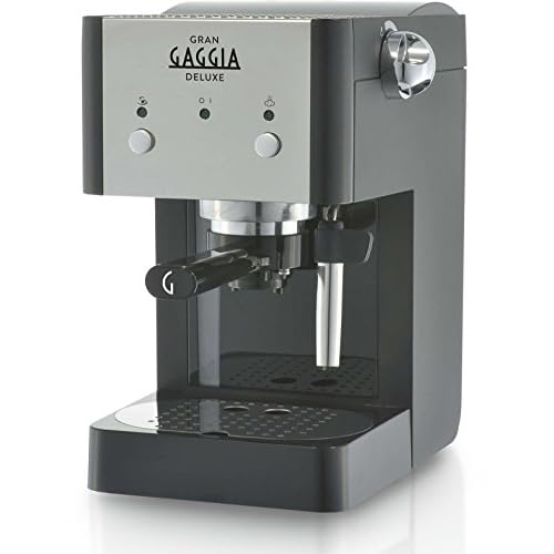 Gaggia ri8425/11 Macchina da caffè manuale ri8425 11/Kaffeevollautomat, schwarz/silber