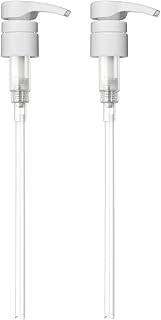 White Universal Shampoo and Conditioner Dispensing Pump for 33.8 oz Bottles