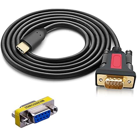 ELECABLE USB Type C to RS232 DB9 Serial Converter Adapter Cable Cover