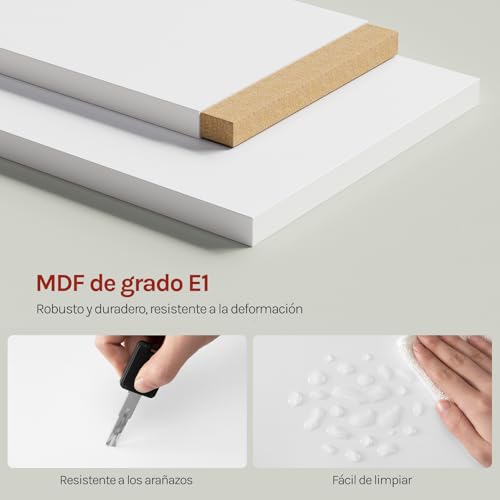 Miniatura 6 de Woltu Estanteria De Pared Blanca, Estante De Esquina, Estanteria Flotante De Pared De 5 Niveles, Estanteria De Pared Decorativa Para Dormitorio, Salón, Cocina, Rg9313ws2