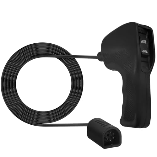 Winch Remote Controller Compatible with Warn M8000 M10000 M12000 VR12000 Zeon 10S & XD9000i Winches 83665 Plug-in Truck Winch Remote Controller Winch Hand Remote with Ergonomic Grip 5 Pin D Plug