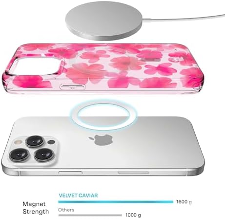 VELVET CAVIAR MagSafe Grip + iPhone 15 Pro Max Case (Bundle - Cherry Blossom)