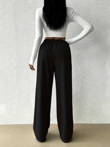 Image of dockstreet Women's /Unisex ONESOPEN Bottom Drawstring Pure Cotton Stretchable Baggy Jogger Pants || for Similar Baggy Look Order a Size or Two Large Than Your Usual Size