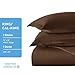 ienjoy Home Hotel Collection Soft Brushed Microfiber Duver Cover Set, King, Chocolate (IEH-DUV-12-4)