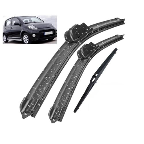 mlsSShg Car windshield wipers For Daihatsu Sirion MK2 2005-2012 20"+16"+14", Replacement blades, replacement windshield wipers, car parts